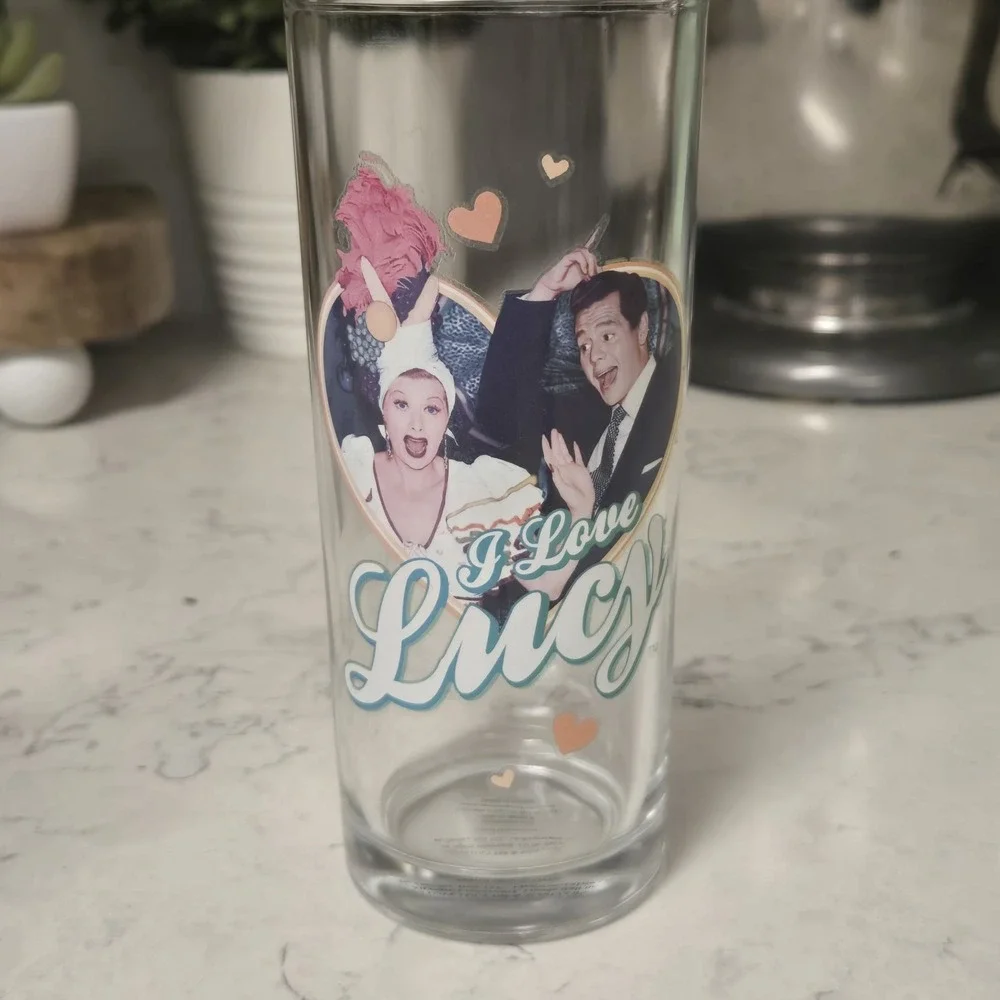 I Love Lucy 10 Oz Drinking Glasses 6